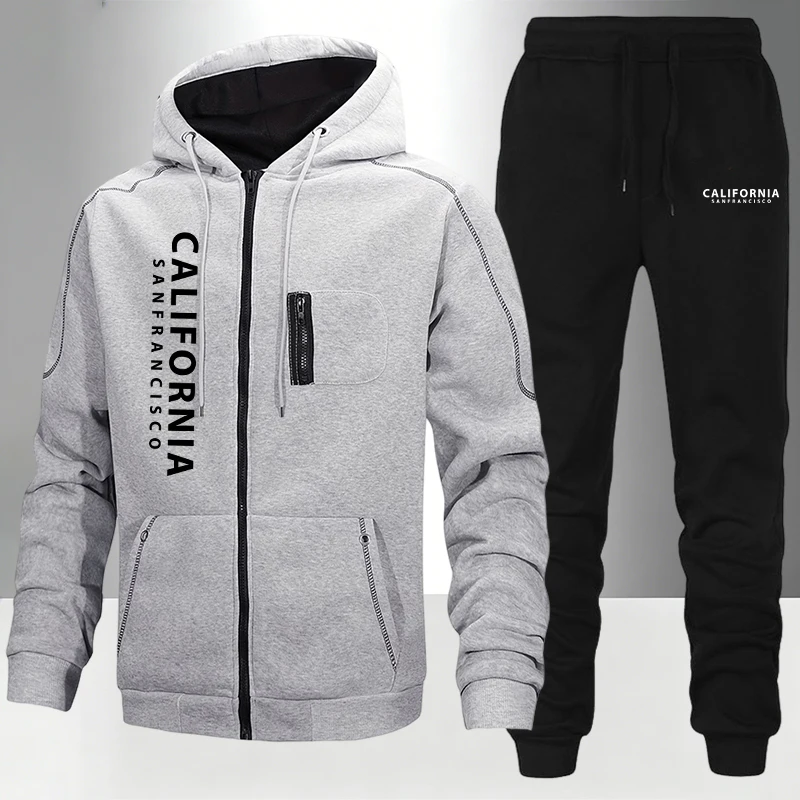 Winter Clothing Pk - Мужской спортивный костюм: повседневная толстовка на